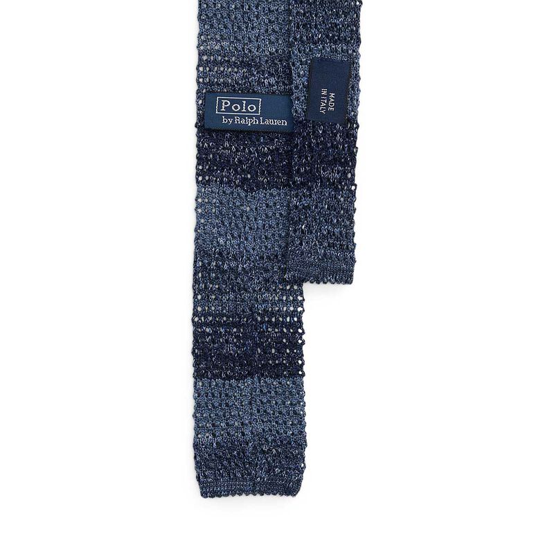 Polo Ralph Lauren Striped Knit Silk-Linen Tie image number 1